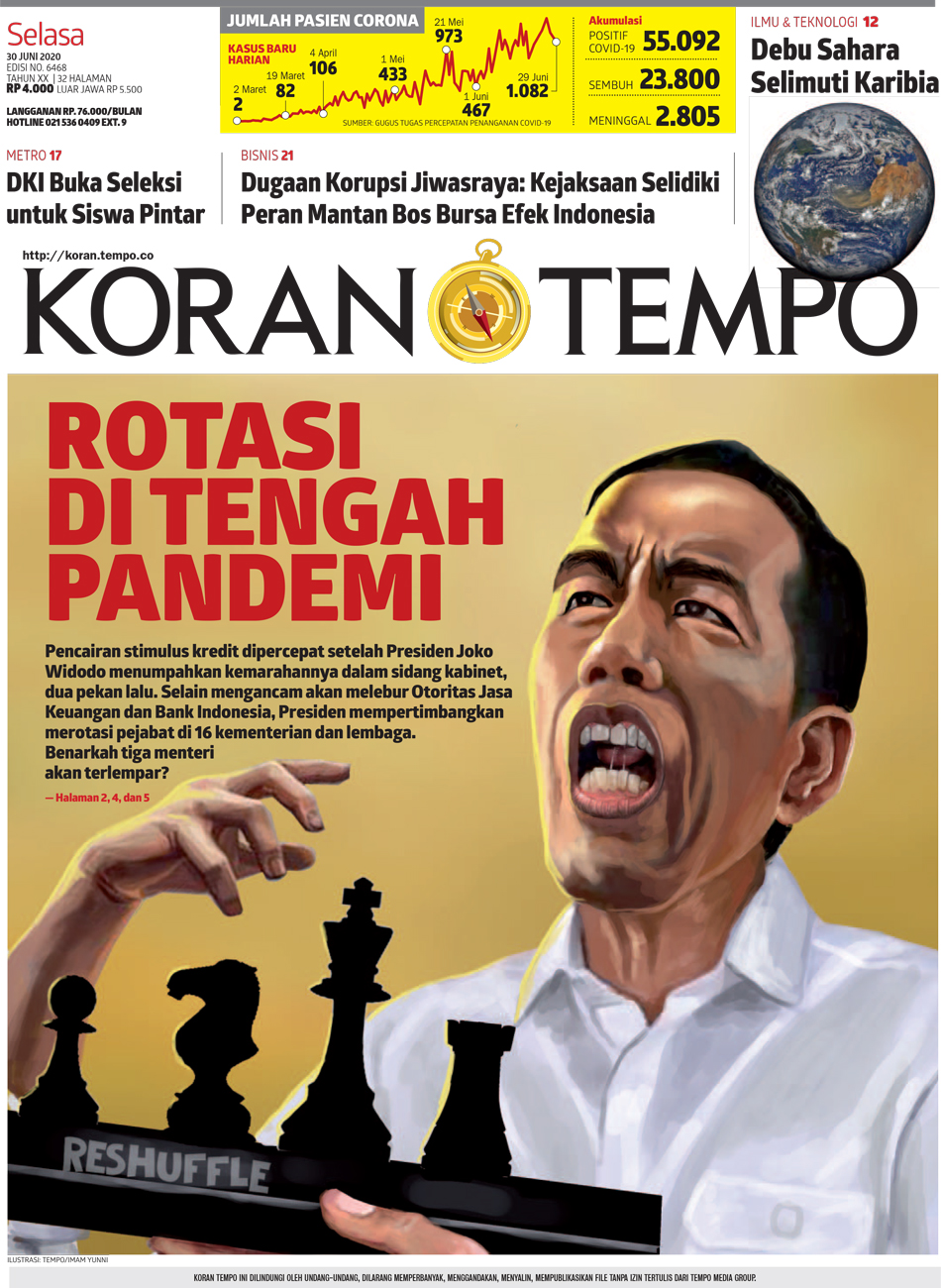 Cover Koran Tempo - Edisi 2020-06-30