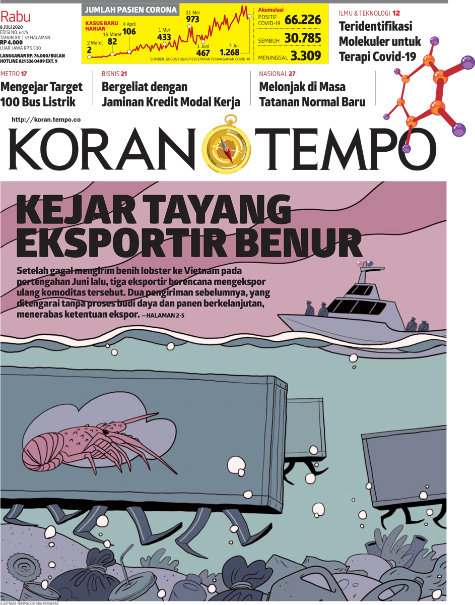 Cover Koran Tempo - Edisi 2020-07-08