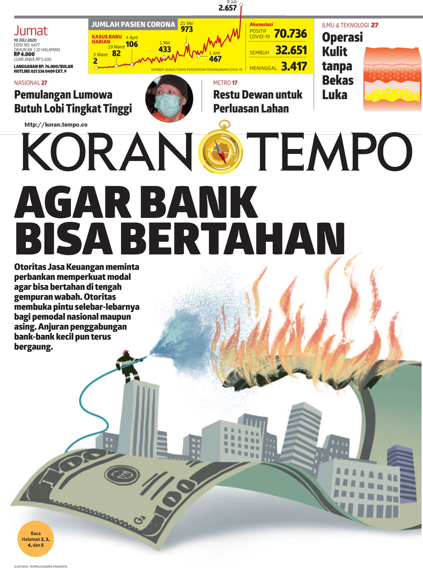 Cover Koran Tempo - Edisi 2020-07-10