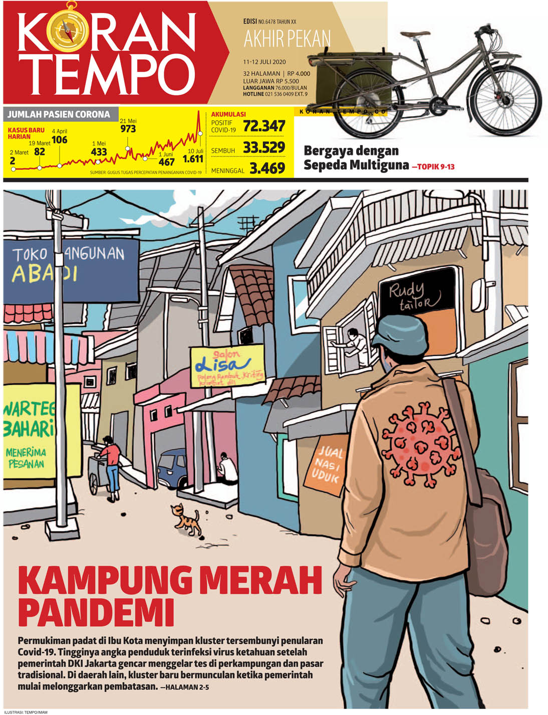 Cover Koran Tempo - Edisi 2020-07-11