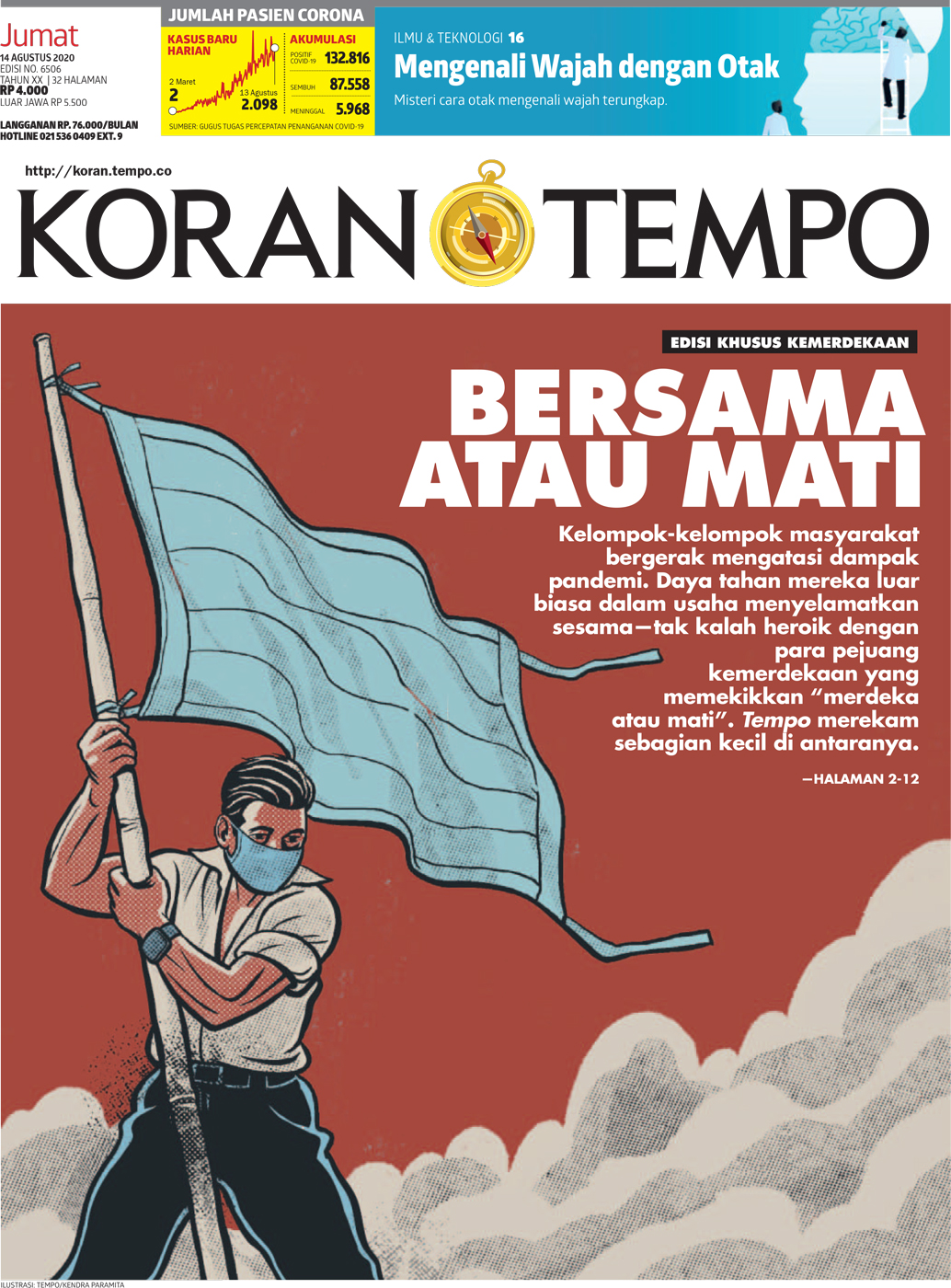 Cover Koran Tempo - Edisi 2020-08-14