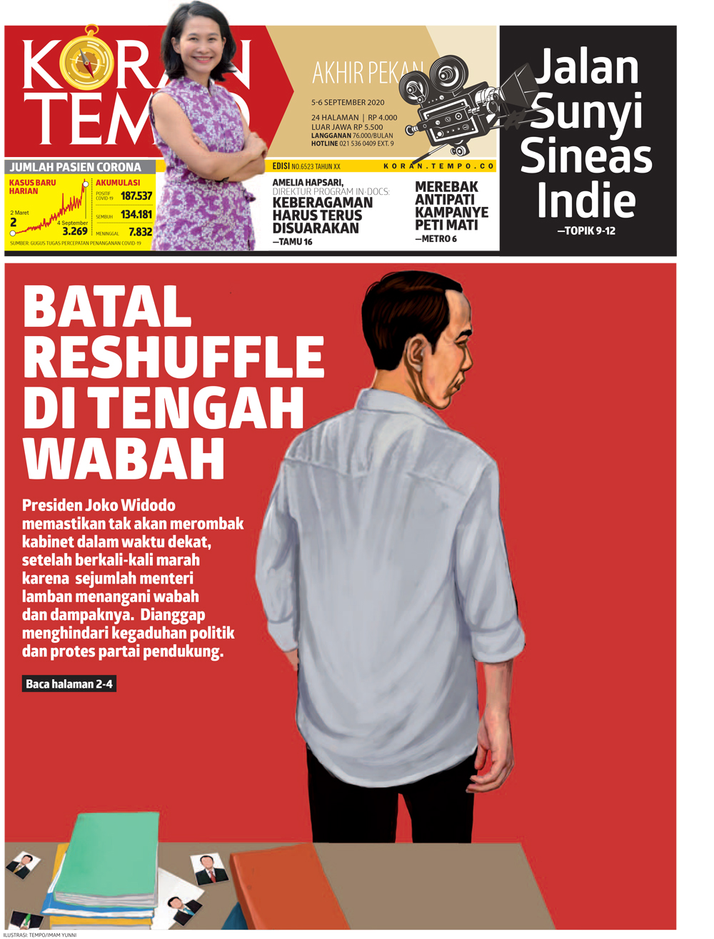 Cover Koran Tempo - Edisi 2020-09-05