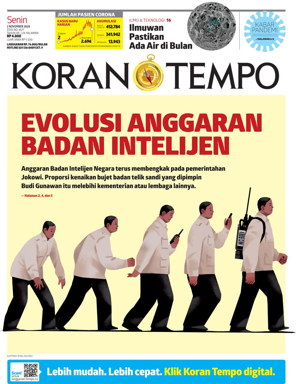 Cover Koran Tempo - Edisi 2020-11-02