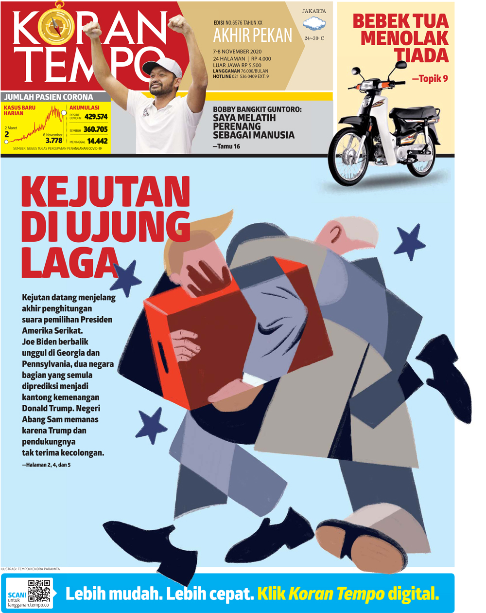 Cover Koran Tempo - Edisi 2020-11-07