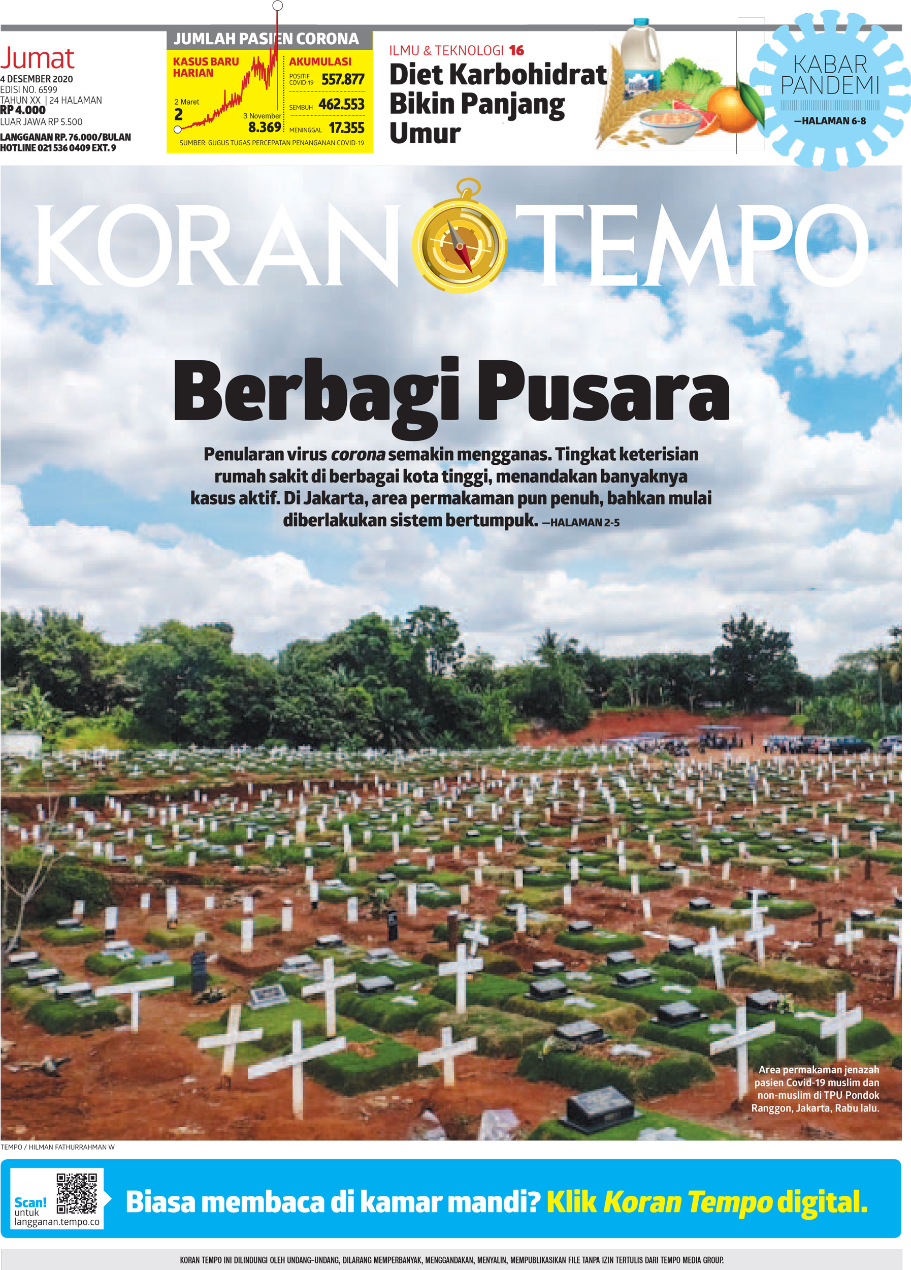 Cover Koran Tempo - Edisi 2020-12-04