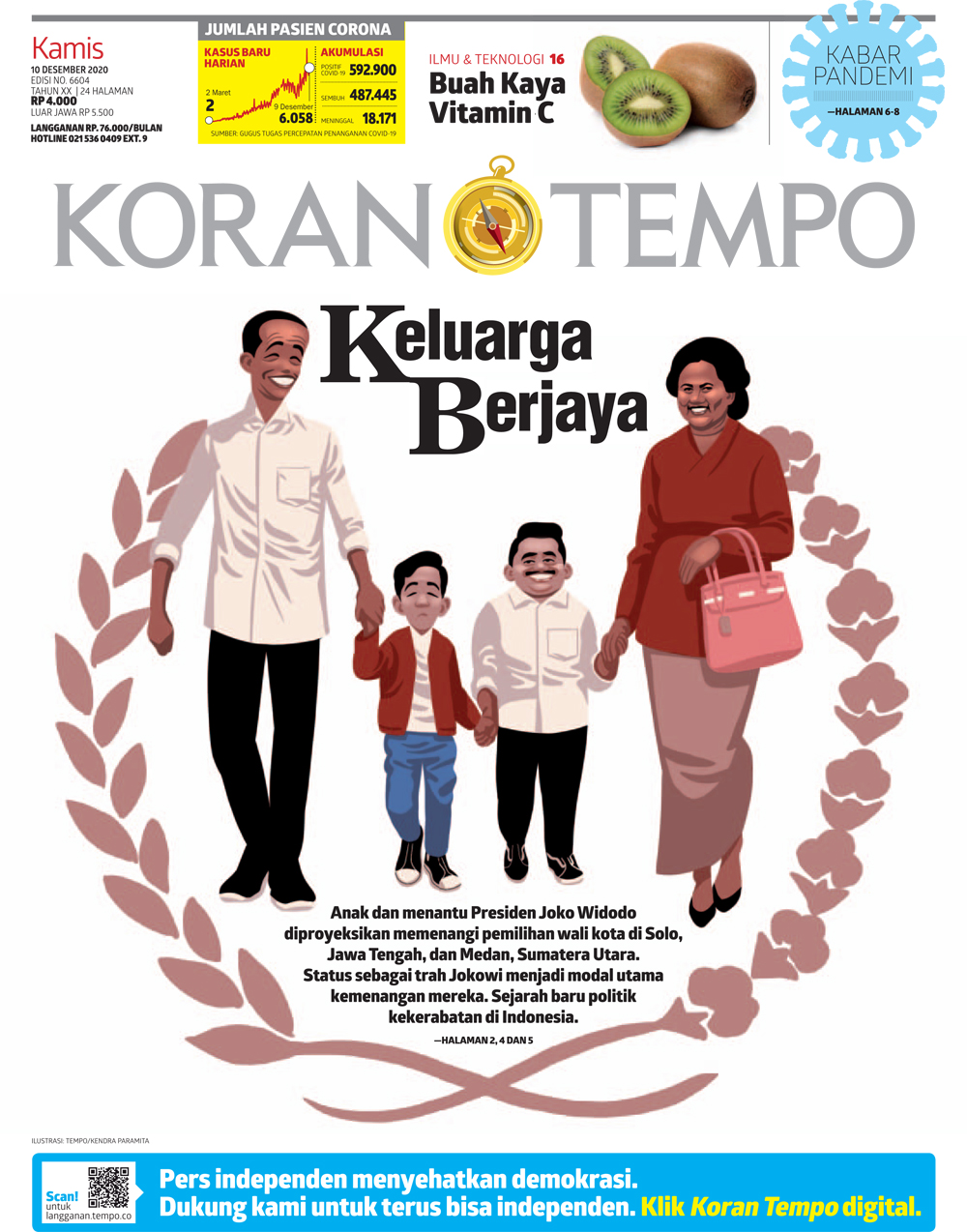 Cover Koran Tempo - Edisi 2020-12-10
