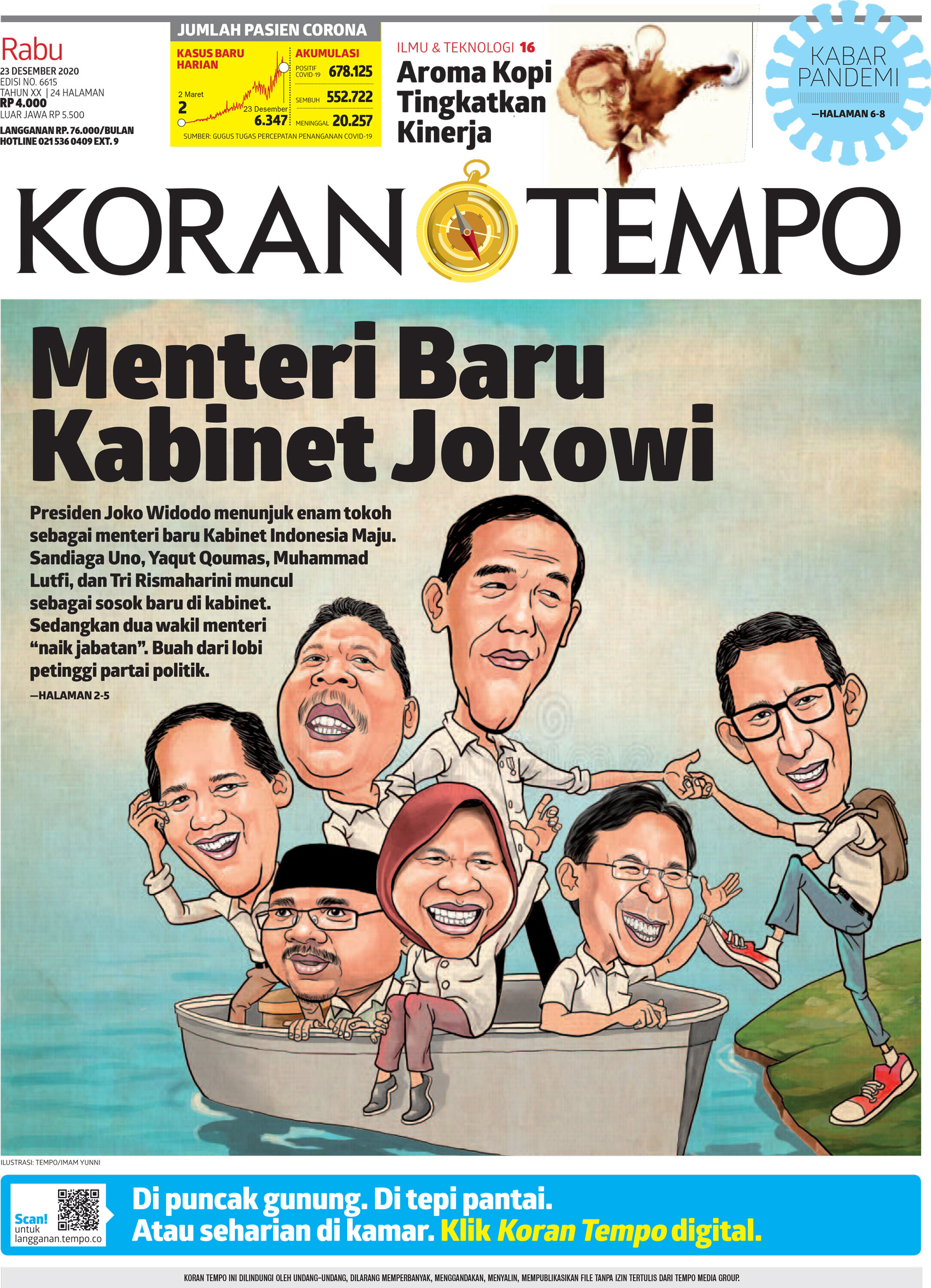 Cover Koran Tempo - Edisi 2020-12-23