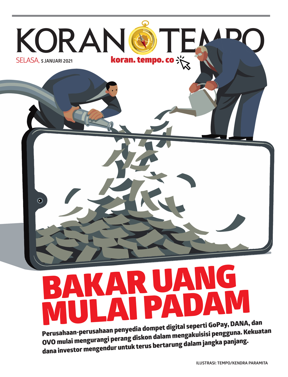Cover Koran Tempo - Edisi 2021-01-05