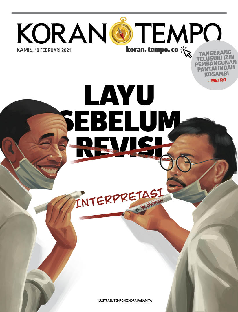 Cover Koran Tempo - Edisi 2021-02-18