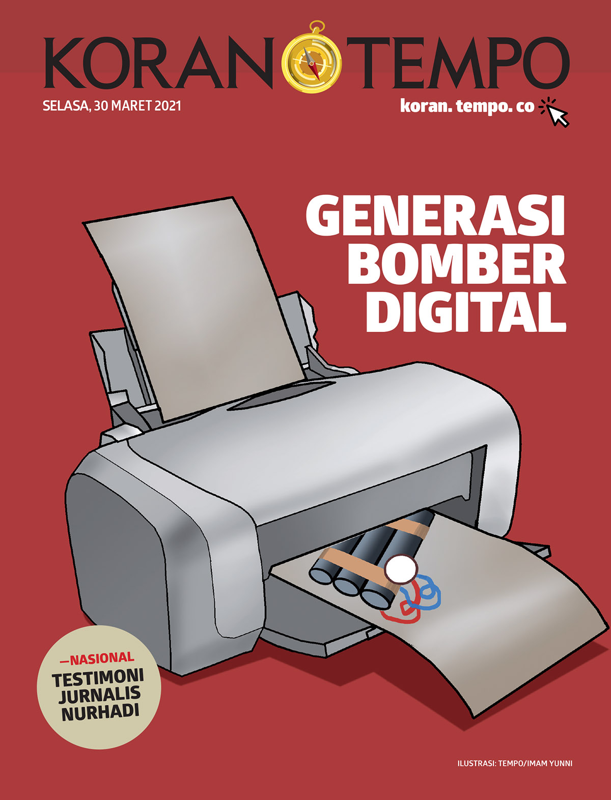 Cover Koran Tempo - Edisi 2021-03-30