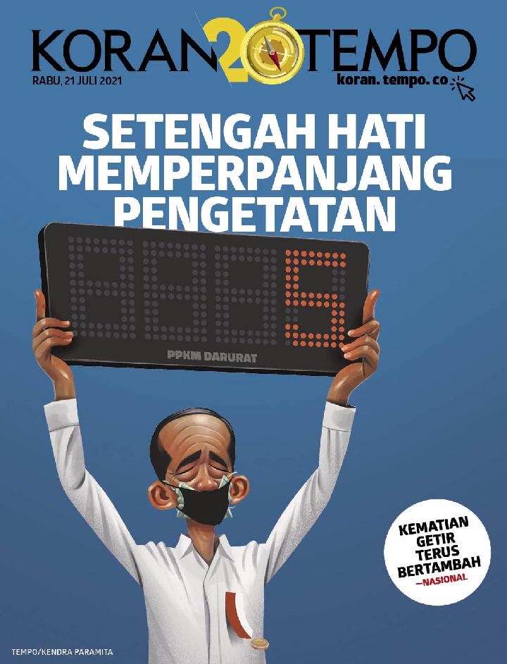 Cover Koran Tempo - Edisi 2021-07-21