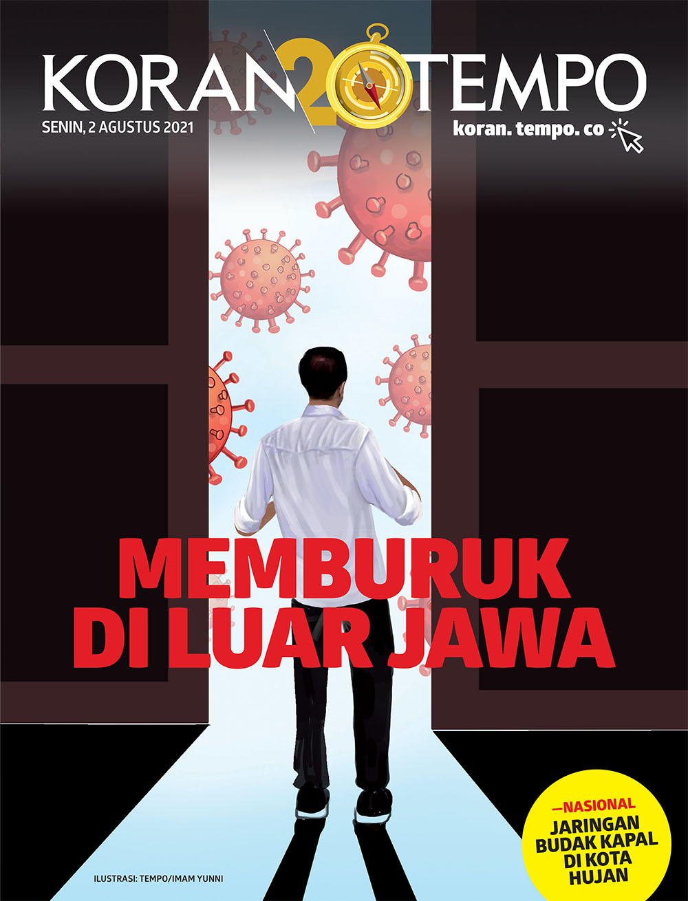 Cover Koran Tempo - Edisi 2021-08-02