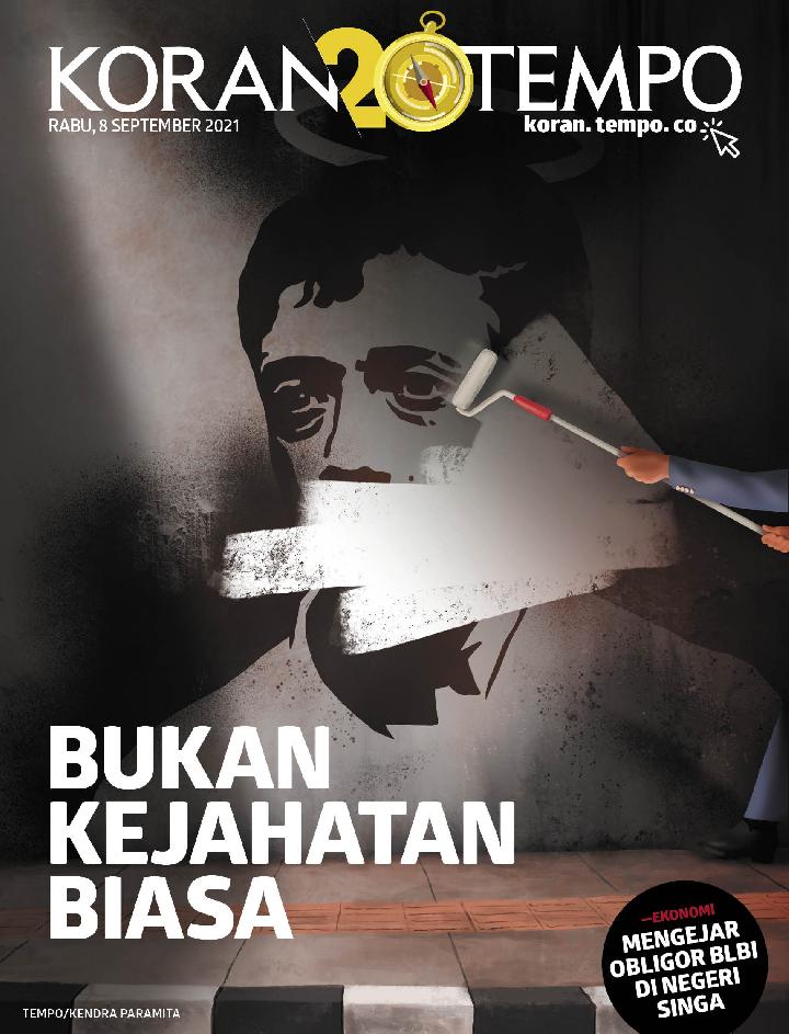 Cover Koran Tempo - Edisi 2021-09-08-Pelanggaran HAM Berat Kasus Munir
