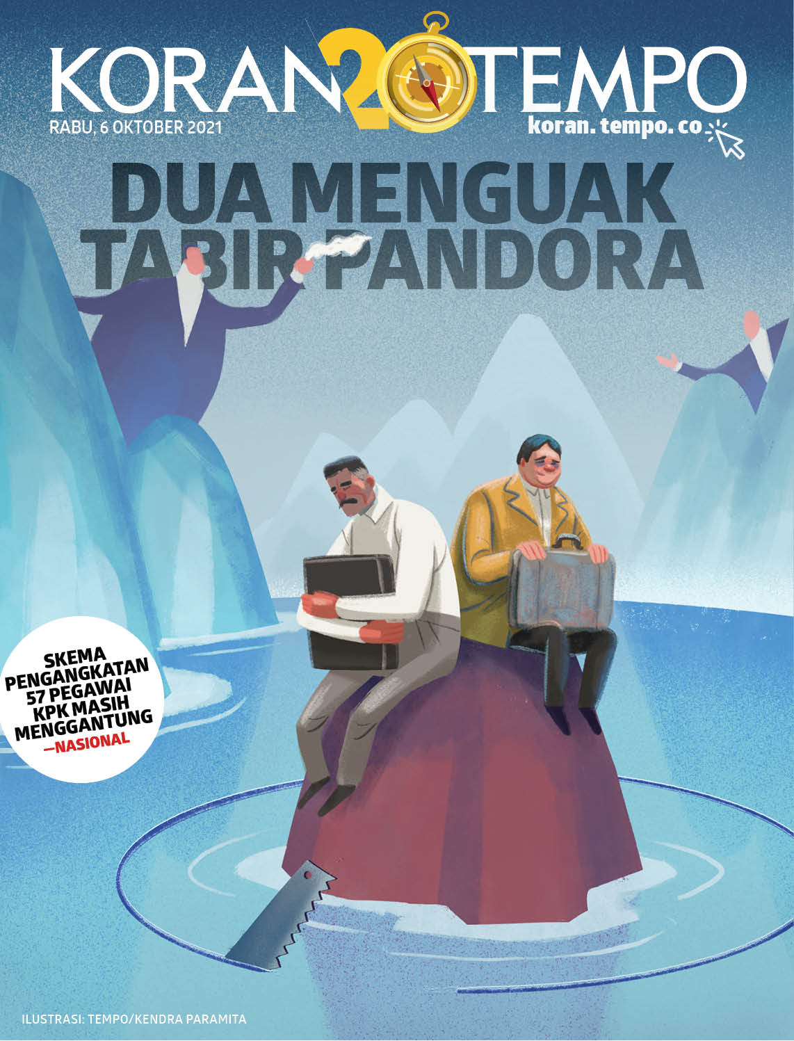 Cover Koran Tempo - Edisi 2021-10-06 -- Dua Menguak Tabir Pandora