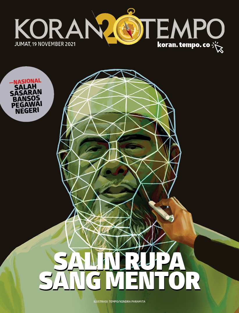 Cover Koran Tempo - Edisi 2021-11-19-Salin Rupa Sang Mentor