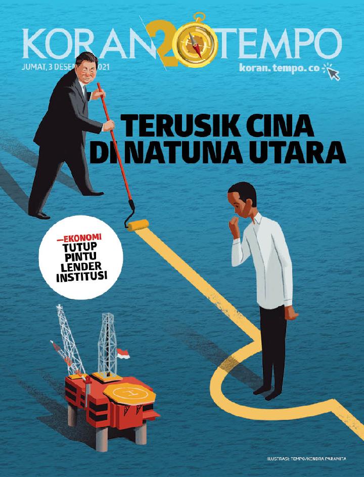 Cover Koran Tempo - Edisi 2021-12-03 -- Terusik Cina di Natuna Utara