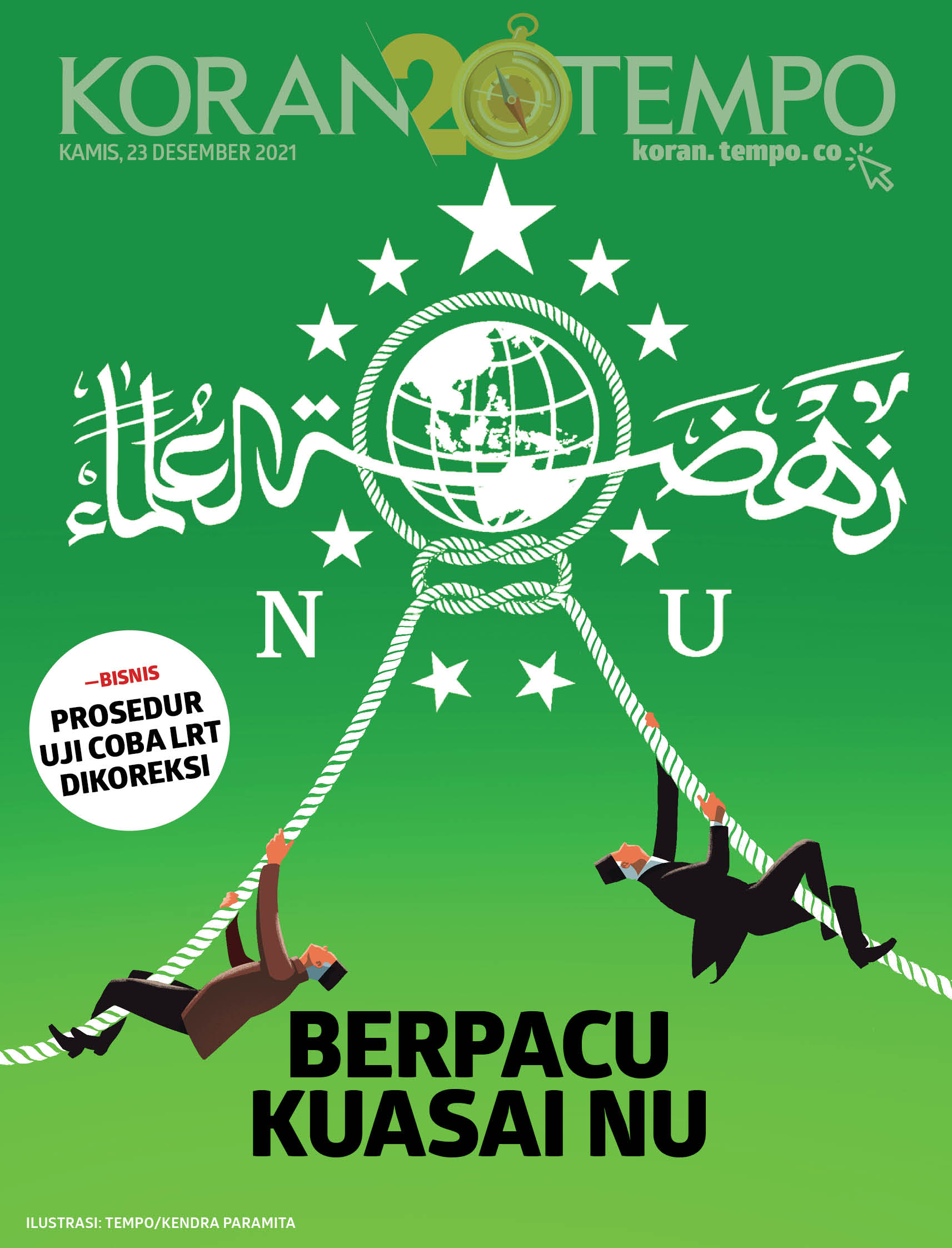 Cover Koran Tempo - Edisi 2021-12-23 -- Berpacu Kuasai NU