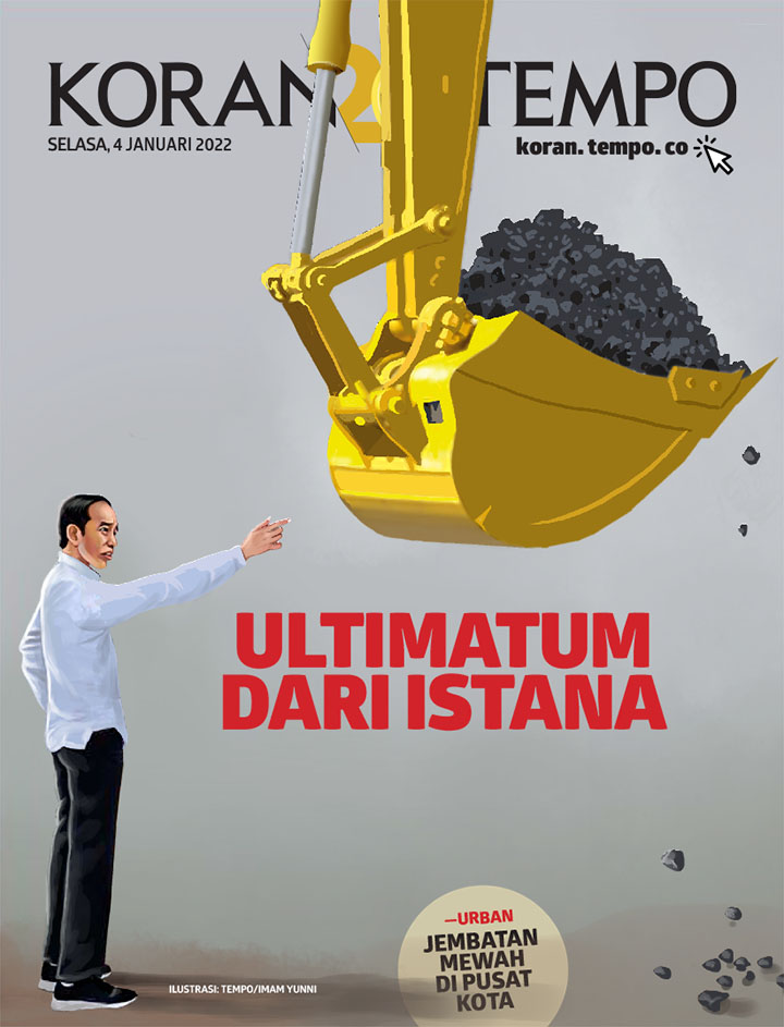 Cover Koran Tempo - Edisi 2022-01-04 -- Ultimatum dari Istana