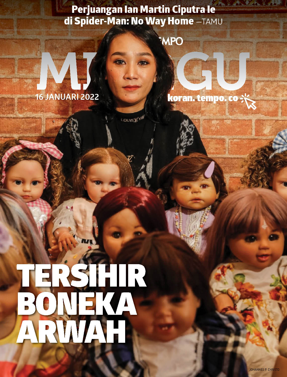 Cover Koran Tempo - Edisi 2022-01-16 -- Tersihir Boneka Arwah