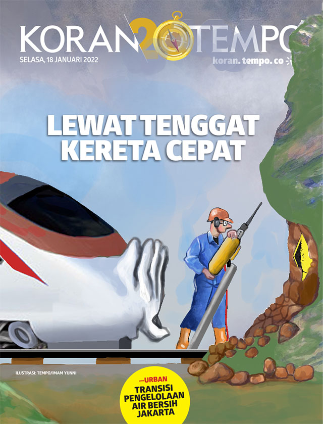 Cover Koran Tempo - Edisi 2022-01-18 -- Lewat Tenggat Kereta Cepat