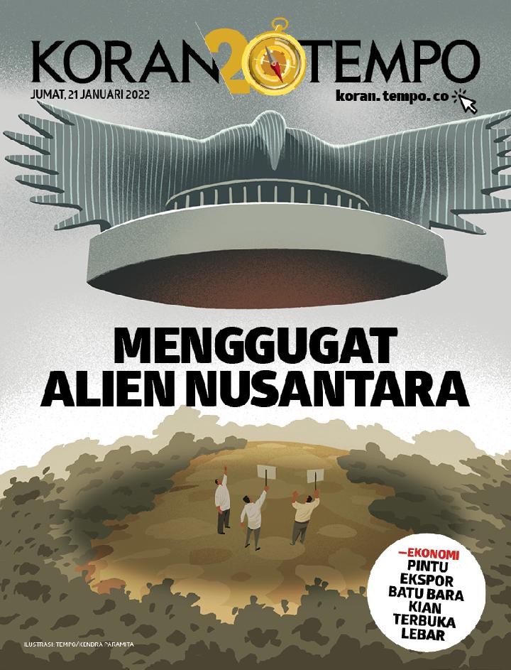 Cover Koran Tempo - Edisi 2022-01-21 -- Menggugat Alien Nusantara