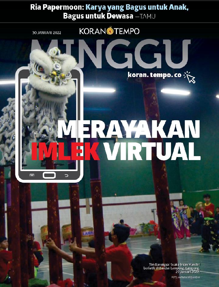 Cover Koran Tempo - Edisi 2022-01-30 -- Merayakan Imlek Virtual