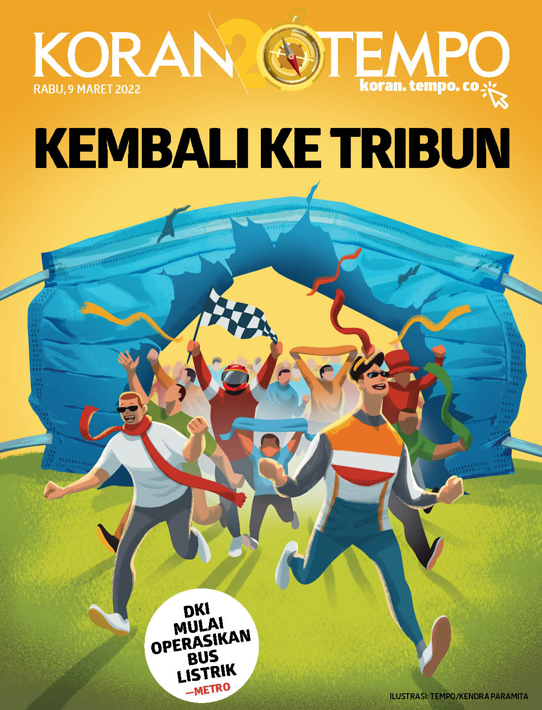 Cover Koran Tempo - Edisi 2022-03-09 -- Kembali ke Tribun