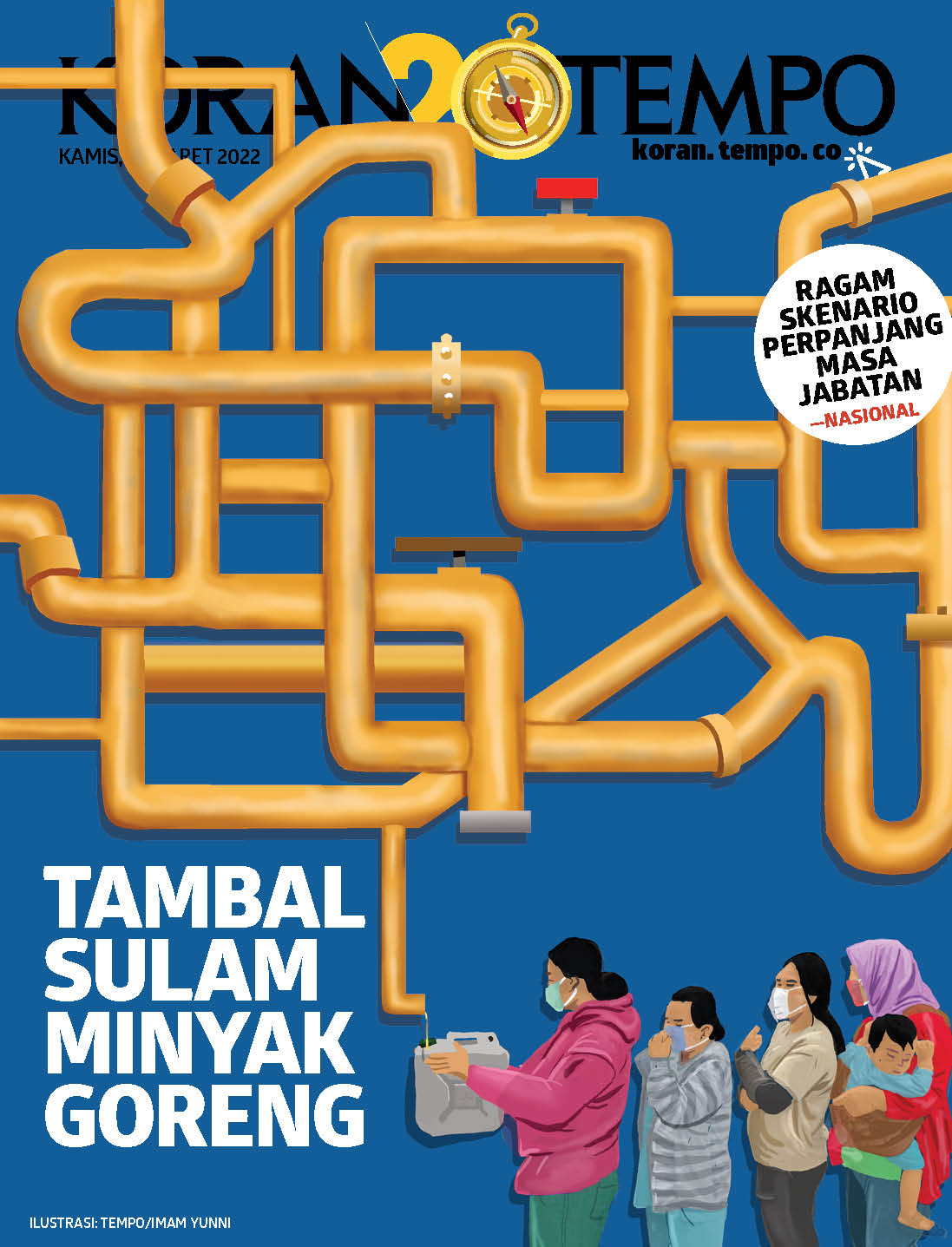 Cover Koran Tempo - Edisi 2022-03-17 -- Tambal Sulam Minyak Goreng