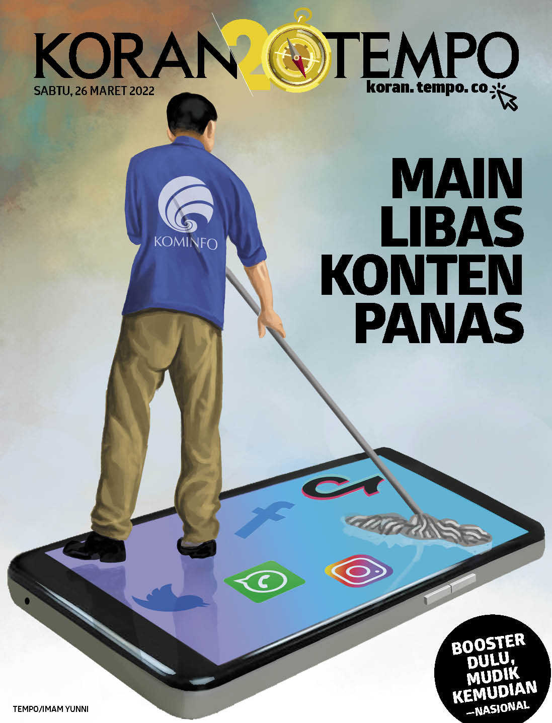 Cover Koran Tempo - Edisi 2022-03-26 -- Main Libas Konten Panas