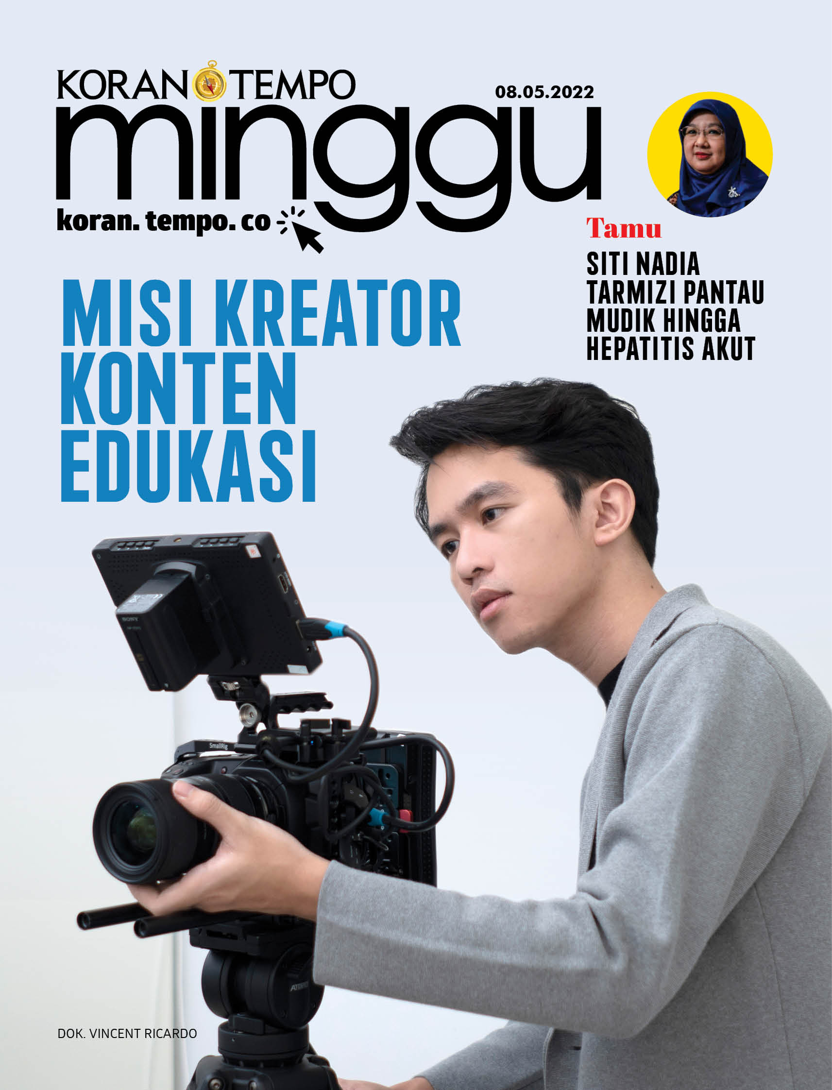 Cover Koran Tempo - Edisi 2022-05-08 -- Misi Kreator Konten Edukasi
