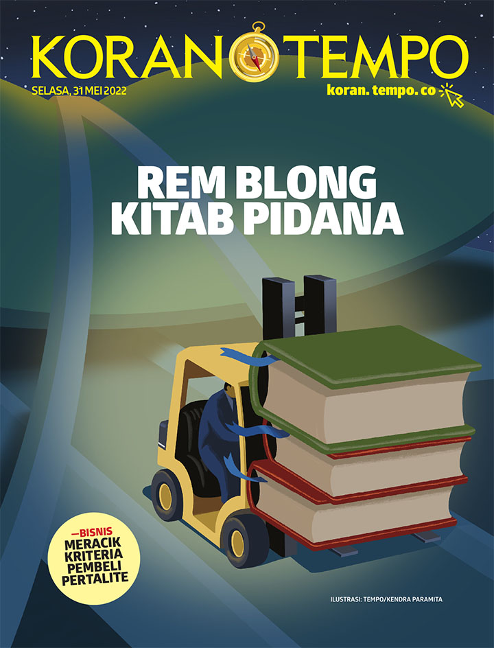 Cover Koran Tempo - Edisi 2022-05-31 -- Rem Blong Kitab Pidana