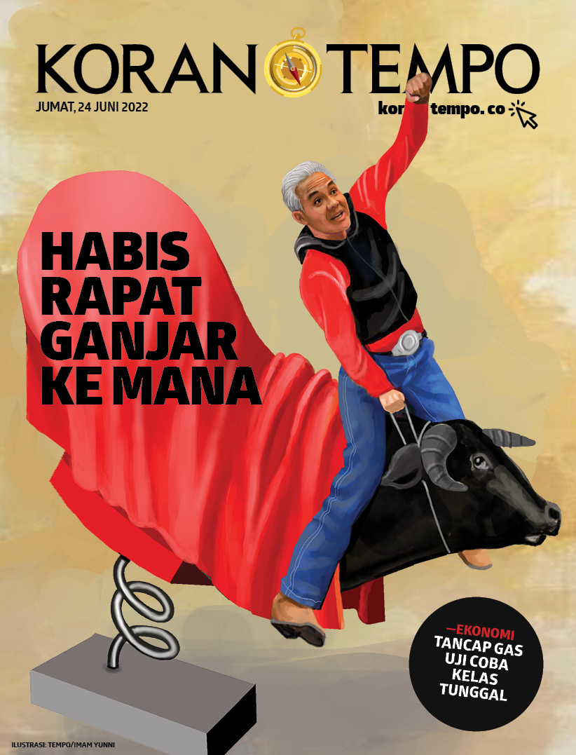 Cover Koran Tempo - Edisi 2022-06-24-Habis Rapat Ganjar ke Mana 