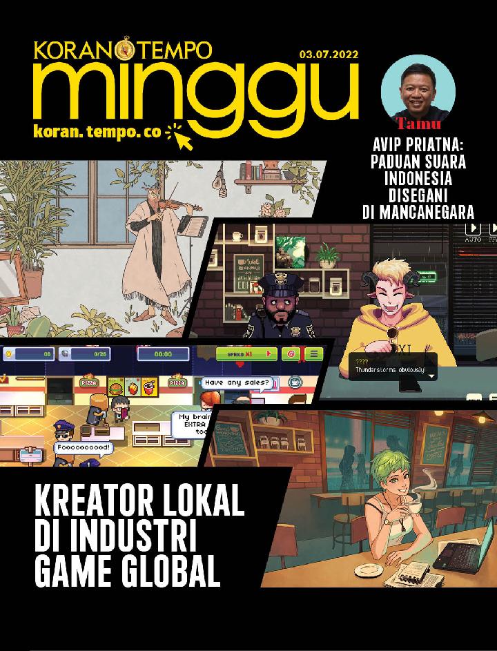 Cover Koran Tempo - Edisi 2022-07-03 -- Kreator Lokal di Industri Game Global
