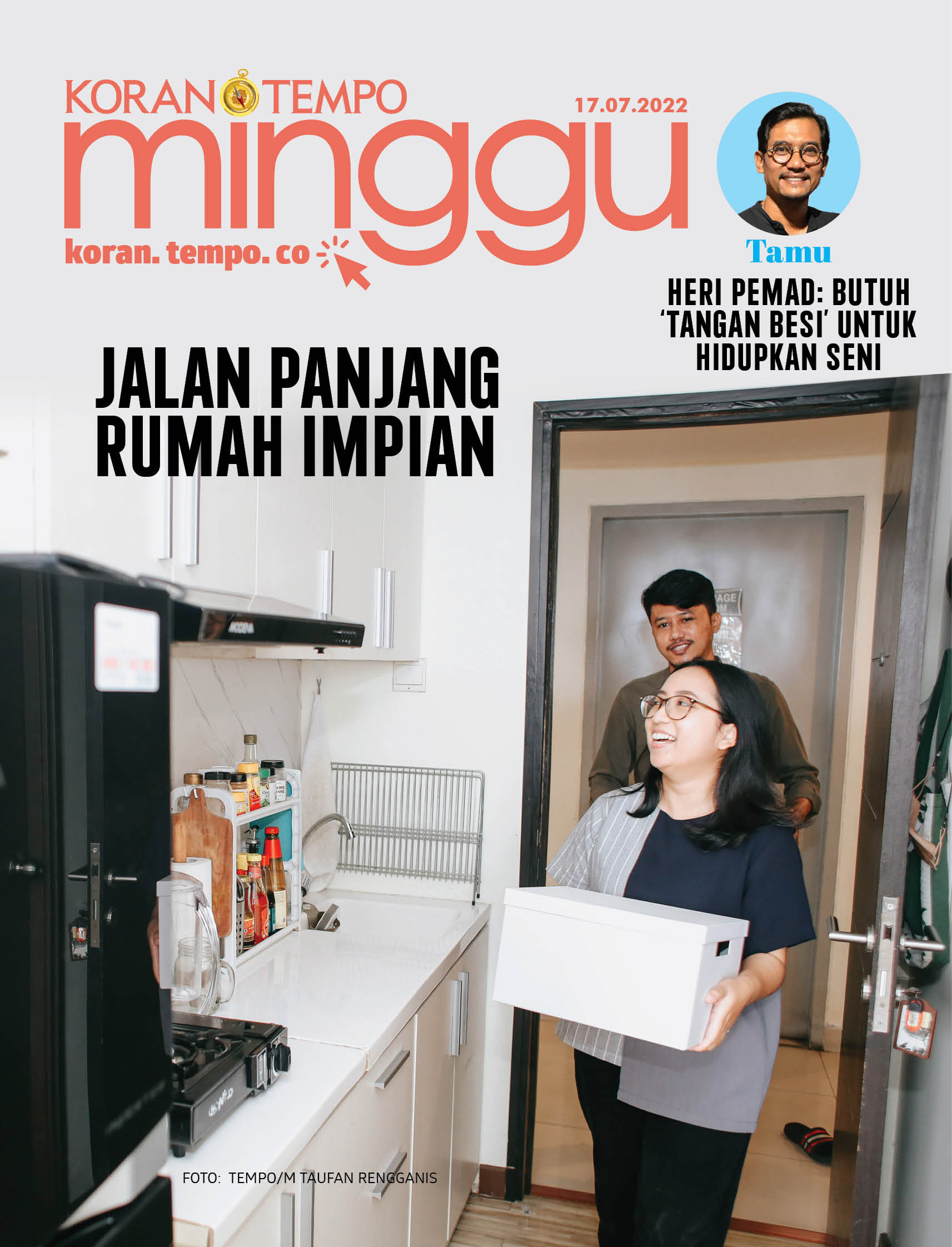 Cover Koran Tempo - Edisi 2022-07-17-Jalan Panjang Rumah Impian