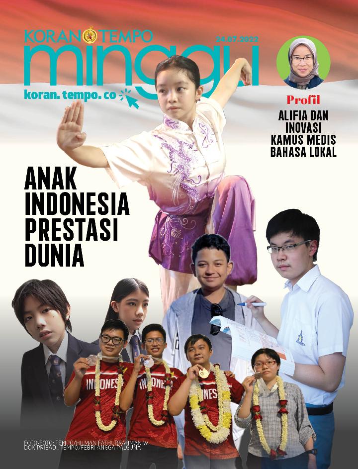 Cover Koran Tempo - Edisi 2022-07-24 -- Anak Indonesia Prestasi Dunia