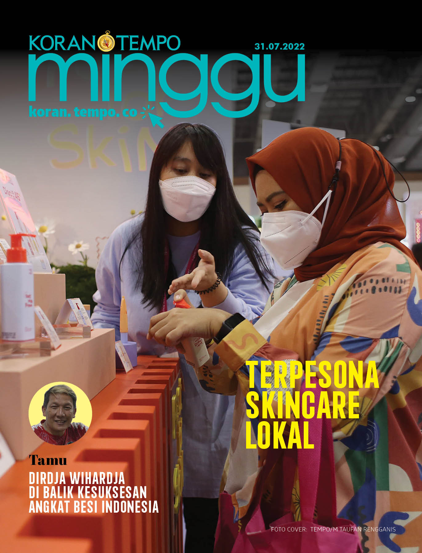 Cover Koran Tempo - Edisi 2022-07-31 -- Terpesona Skincare Lokal