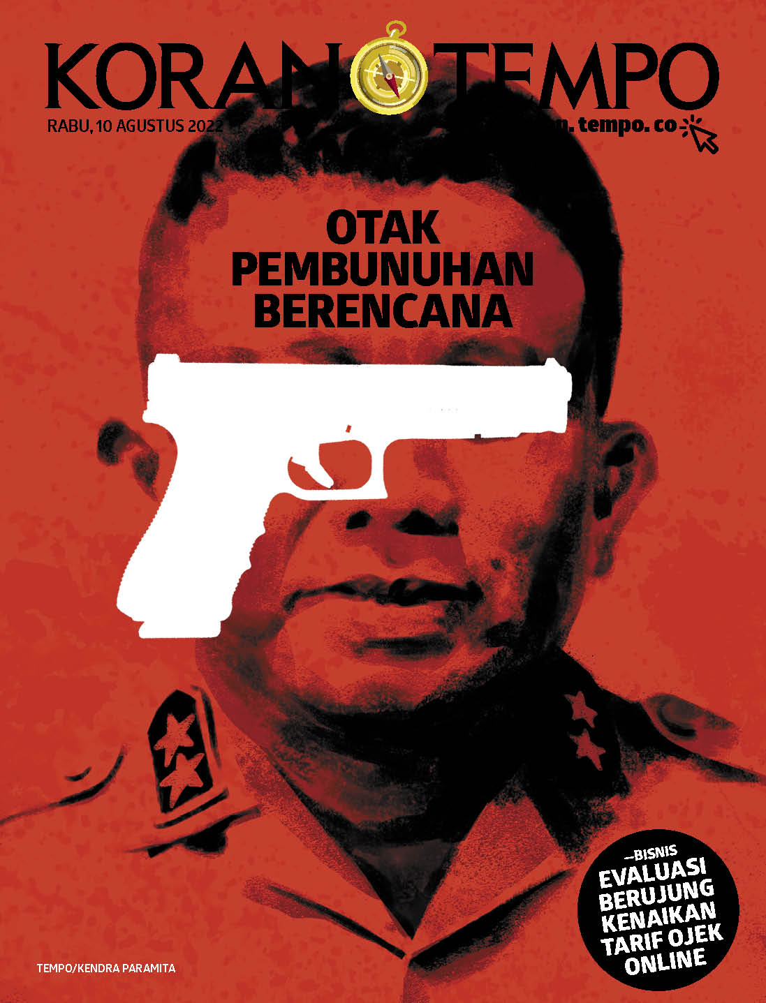Cover Koran Tempo - Edisi 2022-08-10 -- Otak Pembunuhan Berencana