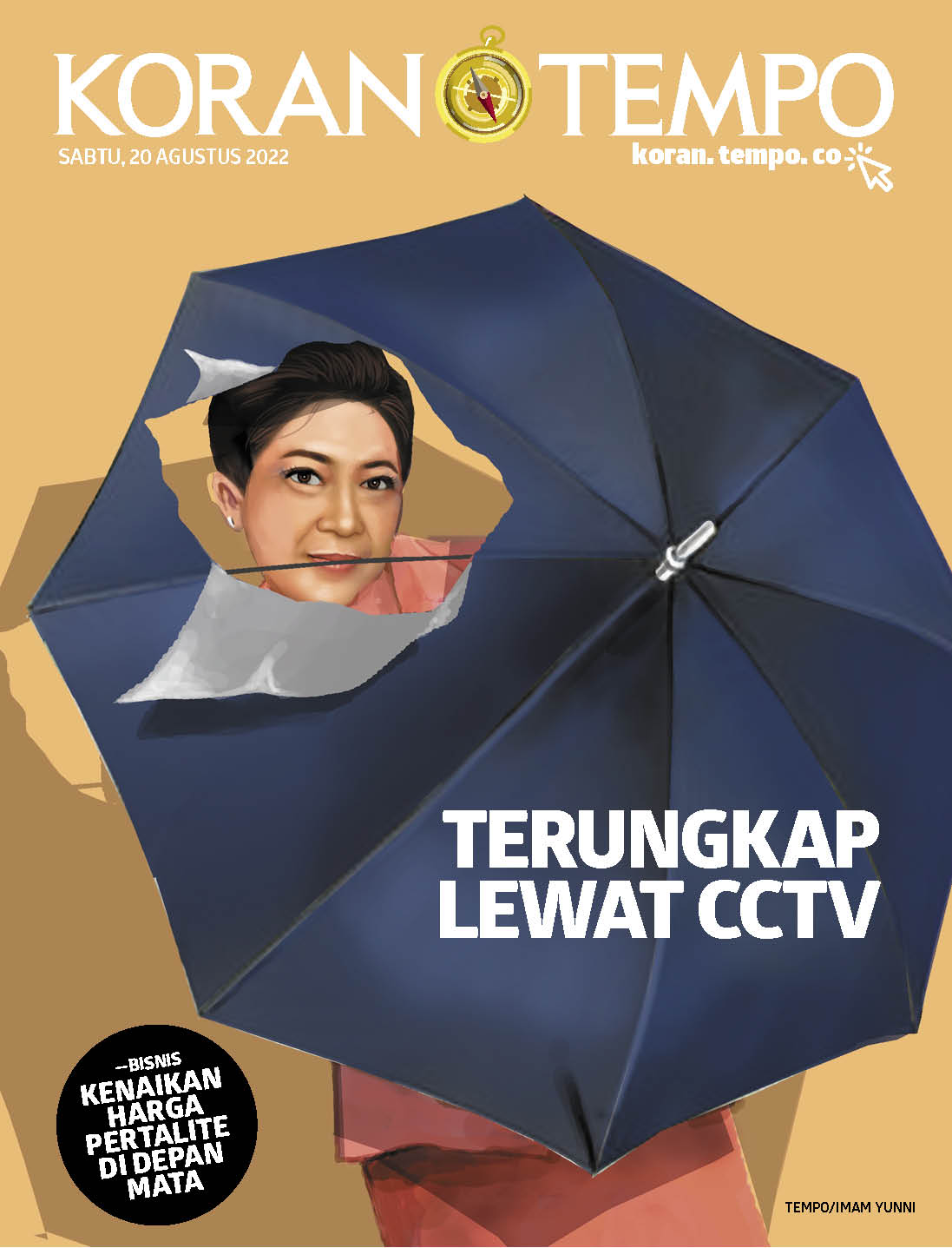 Cover Koran Tempo - Edisi 2022-08-20-Terungkap Lewat CCTV