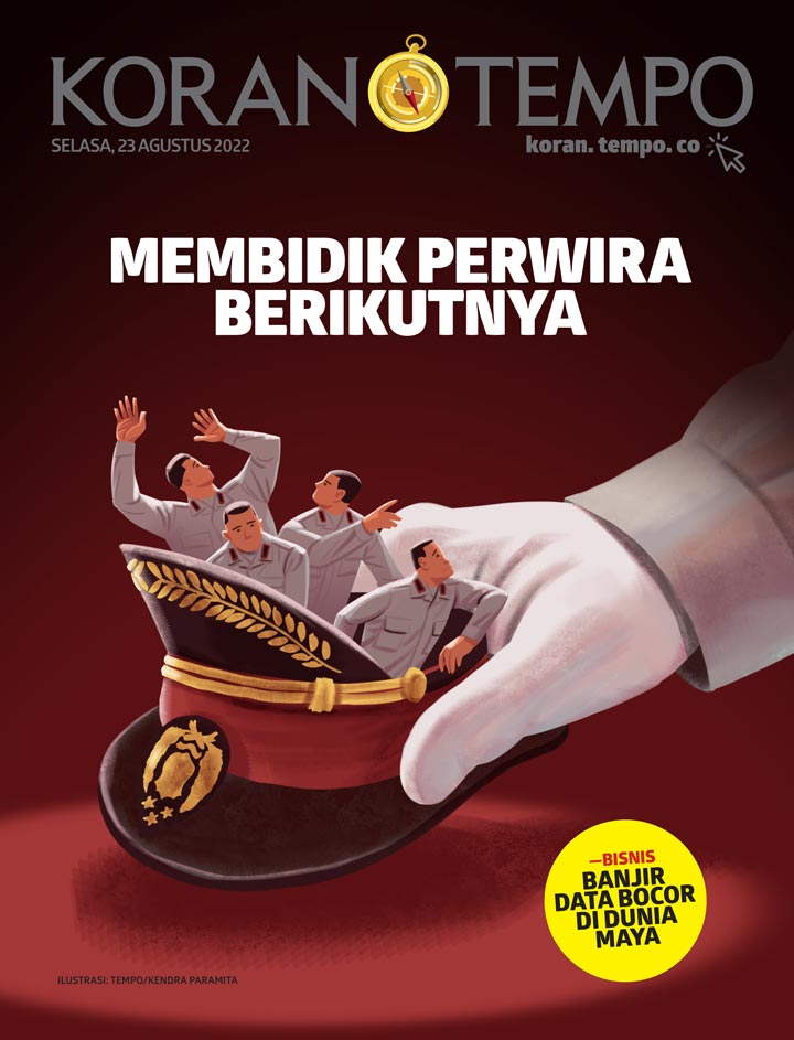 Cover Koran Tempo - Edisi 2022-08-23 -- Membidik Perwira Berikutnya