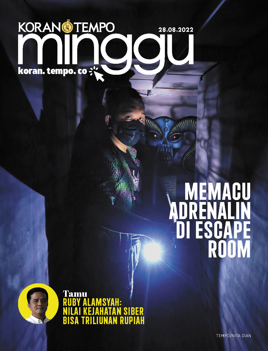 Cover Koran Tempo - Edisi 2022-08-28 -- Memacu Adrenalin di Escape Room