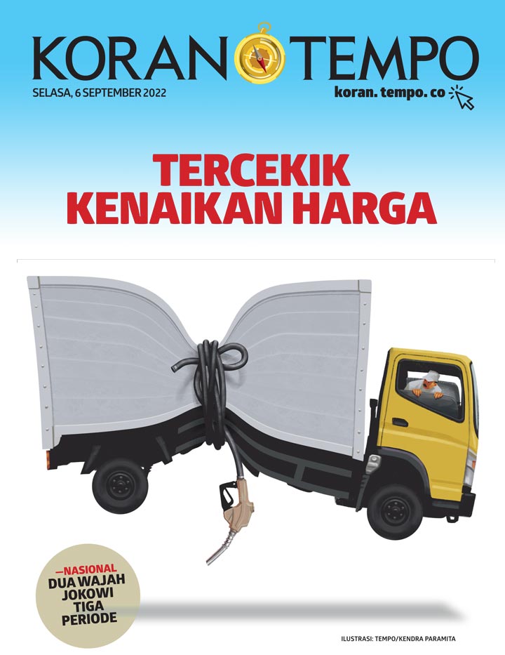 Cover Koran Tempo - Edisi 2022-09-06 -- Tercekik Kenaikan Harga