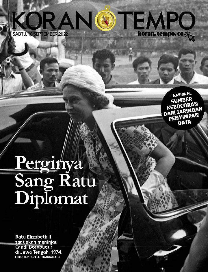 Cover Koran Tempo - Edisi 2022-09-10-Perginya Sang Ratu Diplomat