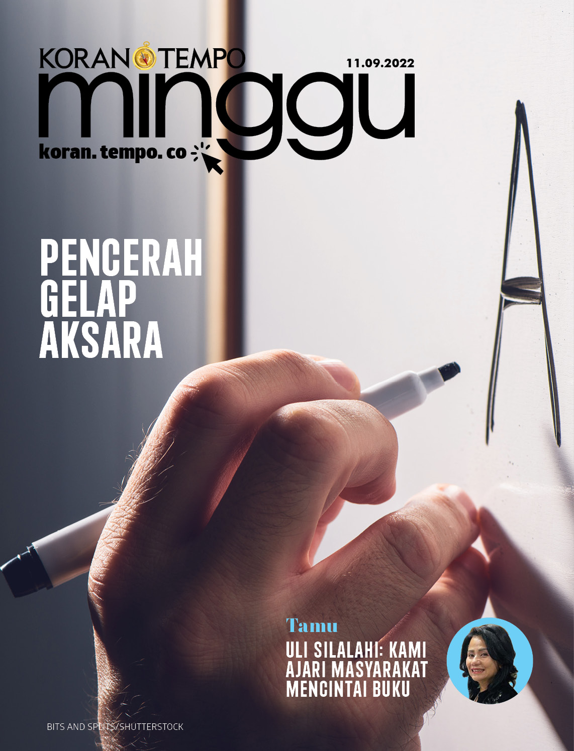 Cover Koran Tempo - Edisi 2022-09-11 -- Pencerah Gelap Aksara