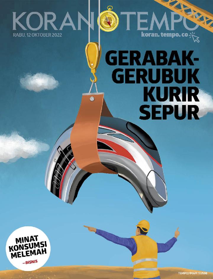 Cover Koran Tempo - Edisi 2022-10-12-Grabak-Grubuk Kurir Spur
