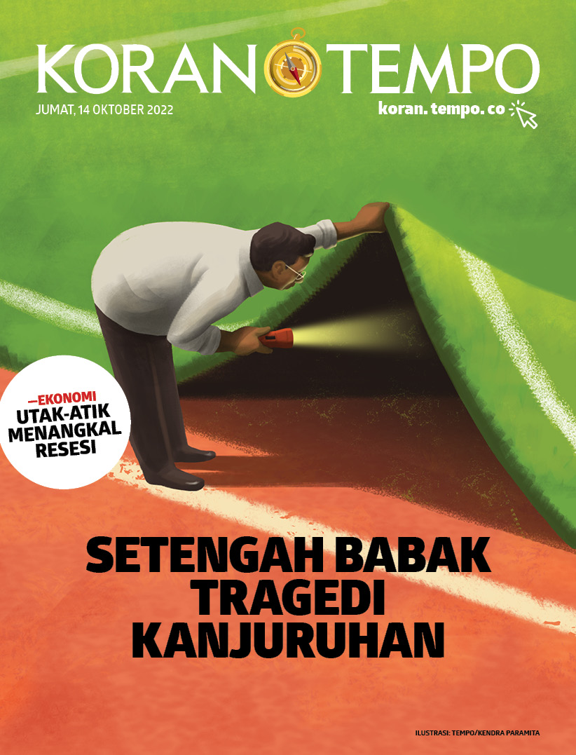 Cover Koran Tempo - Edisi 2022-10-14 -- Setengah Babak Tragedi Kanjuruhan