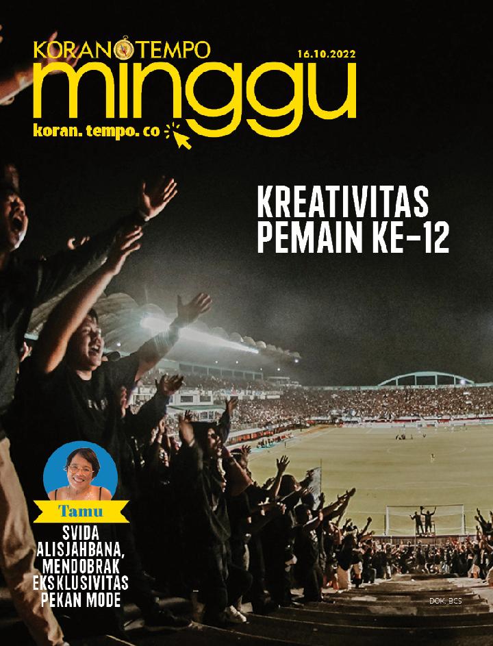 Cover Koran Tempo - Edisi 2022-10-16-Kreativitas Pemain ke-12