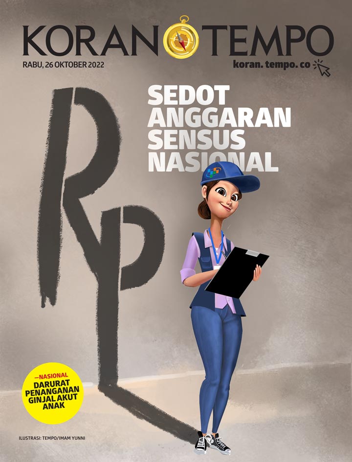 Cover Koran Tempo - Edisi 2022-10-26 -- Sedot Anggaran Sensus Nasional