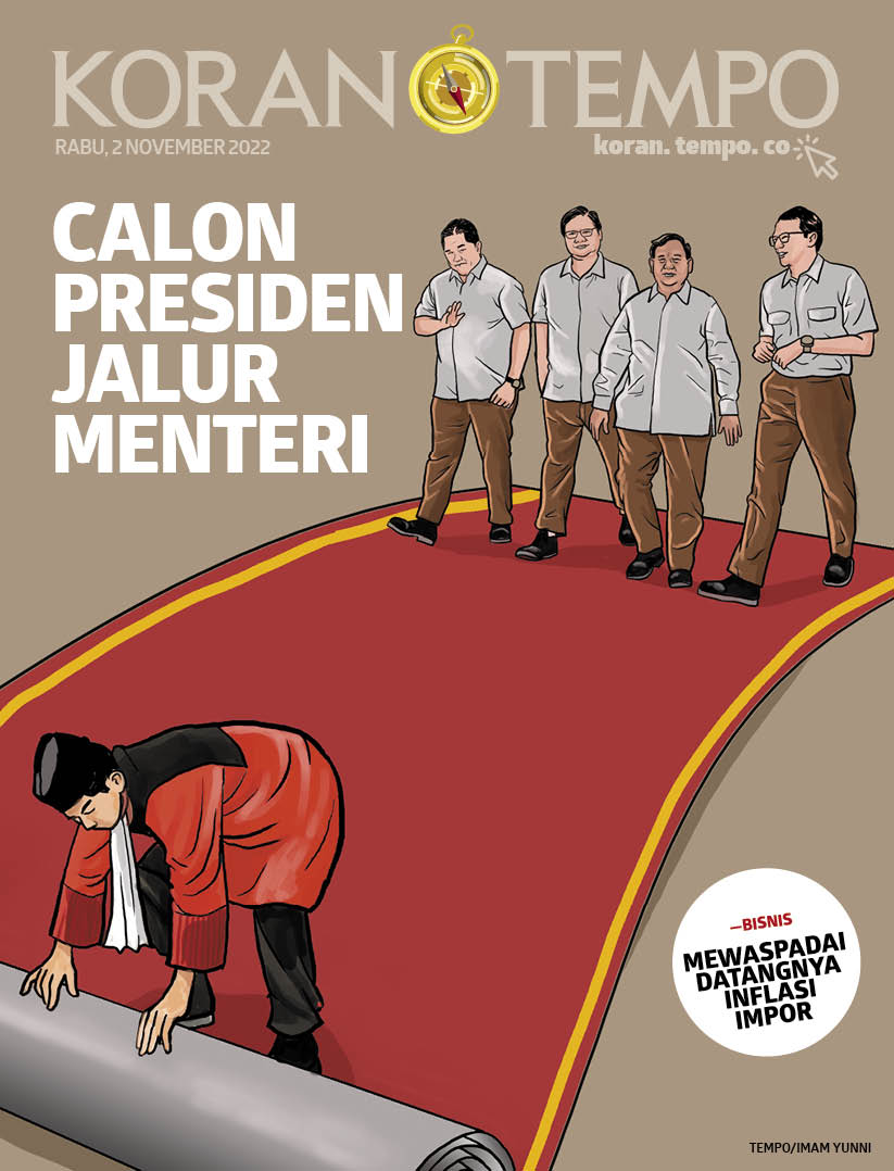 Cover Koran Tempo - Edisi 2022-11-02 -- Calon Presiden Jalur Menteri