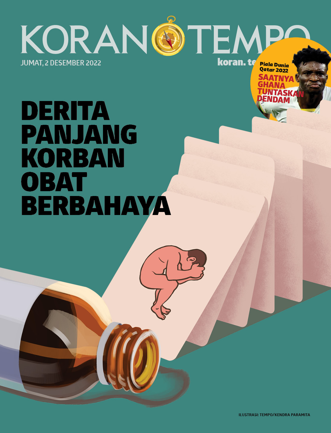 Cover Koran Tempo - Edisi 2022-12-02 -- Derita Panjang Korban Obat Berbahaya
