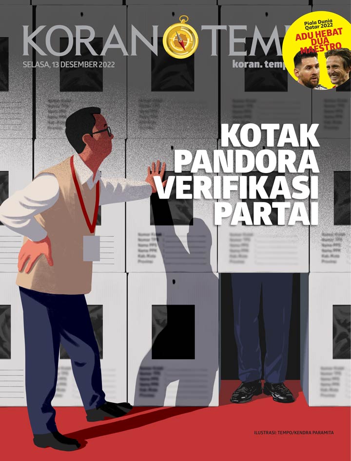Cover Koran Tempo - Edisi 2022-12-13 -- Kotak Pandora Verifikasi Partai